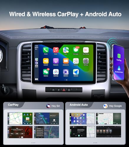 Radio para Dodge Ram 13.1" Android 13 IPS Touchscreen miniatura 4