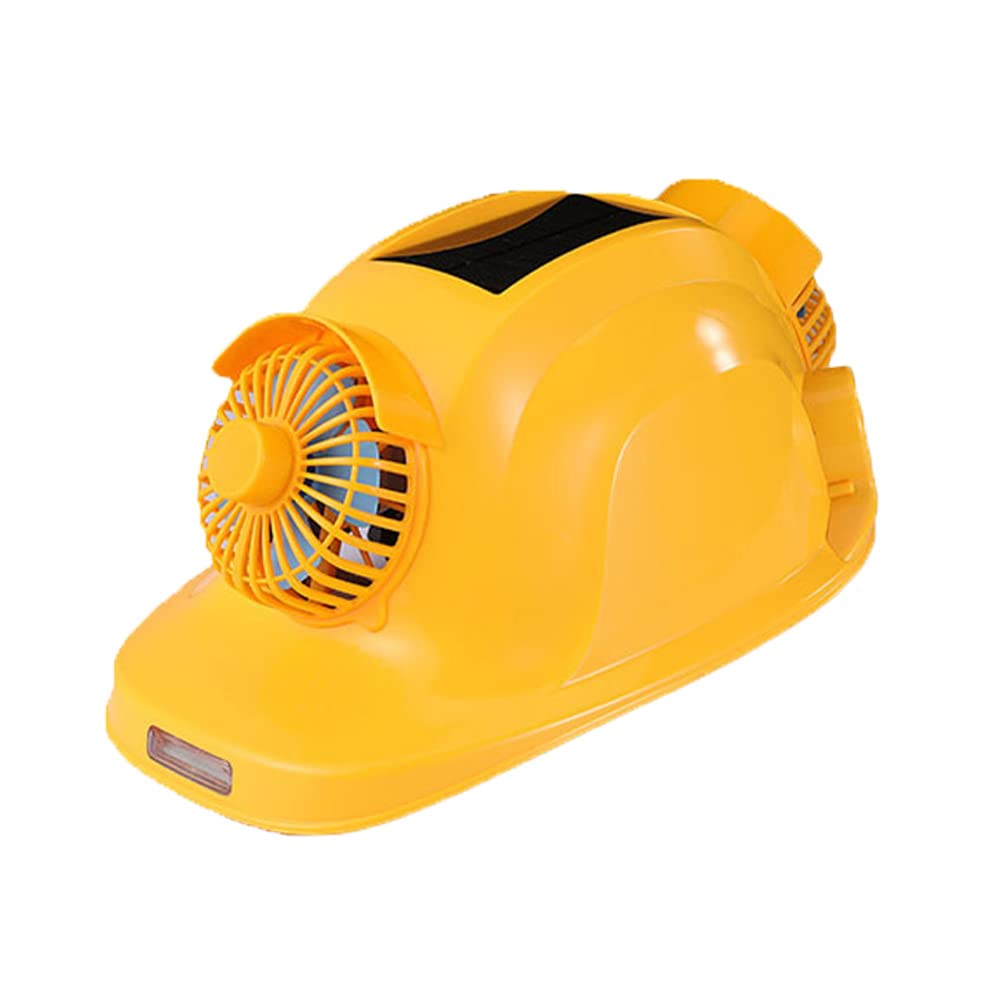 信憑 空調ヘルメット 冷却ヘルメット ソーラーファンヘルメット 作業用 ソーラー 充電式 2way 4段風量調節 携帯扇風機 太陽エネルギ