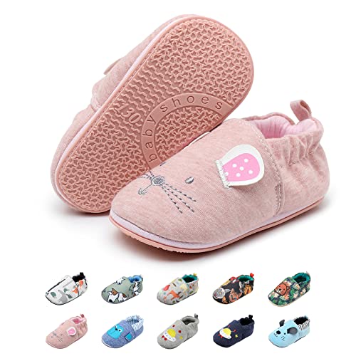 YloveM Suave Zapatos de Bebe Zapatillas Antideslizantes para Bebé Niño y Niñas Zapato Primeros Pasos Pantuflas Infantiles Recién Nacidos para Temporadas Cover
