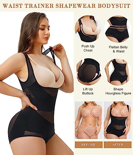 Irisnaya Body Shaper for Women Tummy Control Shapewear Bodysuit Seamless Faja Colombian Butt Lifter Waist Trainer Girdles4