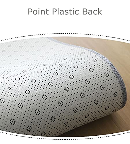 Shaggy zijdeachtige pluche tapijt nachtkastjes,Groot formaat niet-uitscheidend shaggy-vloerkleed,In een vloerkleed met… - Afbeelding 6