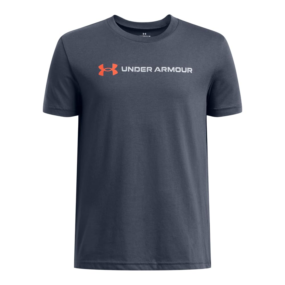 Under Armour Koszulka Chłopcy Logo Wordmark Short Sleeve T Shirt