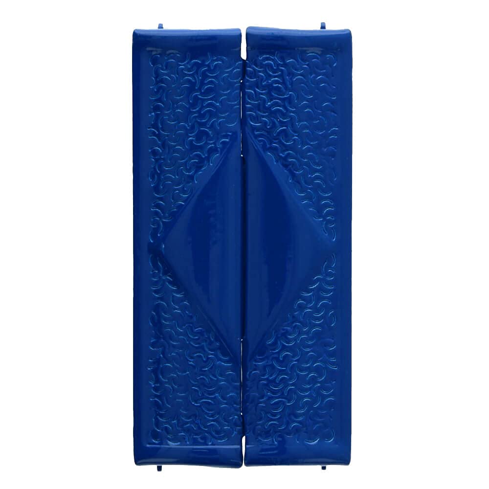 Opry Clamping Buckle, Metal, # 215 Blue, 60 mm, #215 Blue