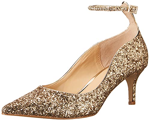 Jewel Badgley Mischka Jamila Ankle Strap Kitten Heel