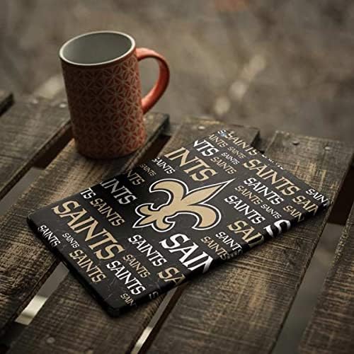 Skinit Tablet Decal Skin Compatible with iPad 10.2in (2021) - Officially Licensed NFL New Orleans Saints Black Blast Design