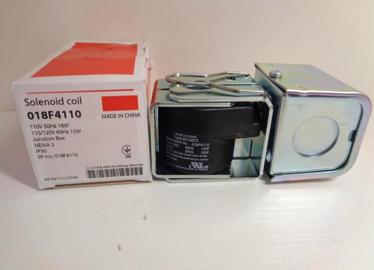 018F4110=BJ120CS,AC110,Electromagnetic Coil, Electrical Connection of Junction Box, Lead Length: 0.2 m,IP30,Original Packaging,Never Used,in Stock,Ship Now.