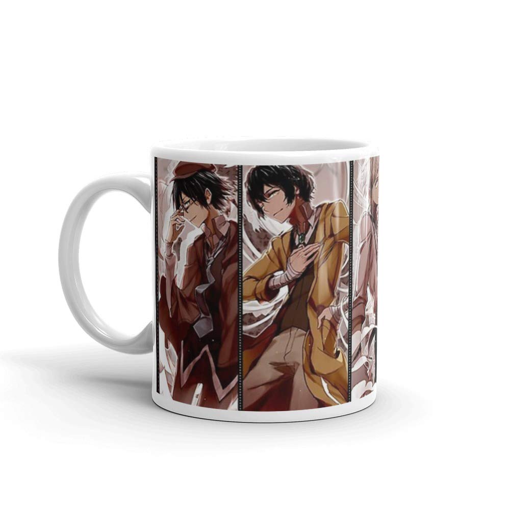 cubicer Bungou Stray Dogs Mug 11 Oz White Ceramic