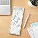 Juvale 12-Pack Magnetic Notepads for Refrigerator - Elegant Shopping List, To-Do, Memo, Scratch Pads - Grocery List Notepad (6 Colors, 60 Sheets Each)