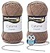 Produktbild Schachenmayr Catania Wolle 2x50 Gr, 100% Baumwolle + 1 Eulen Knopf (254 Taupe)