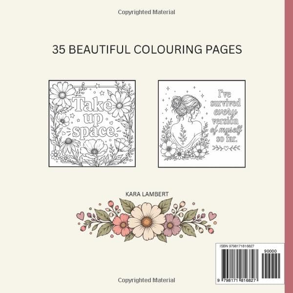 Healing Out Loud: Adult colouring book for the woman who has been through some sh*t... and is finding herself again. image 3