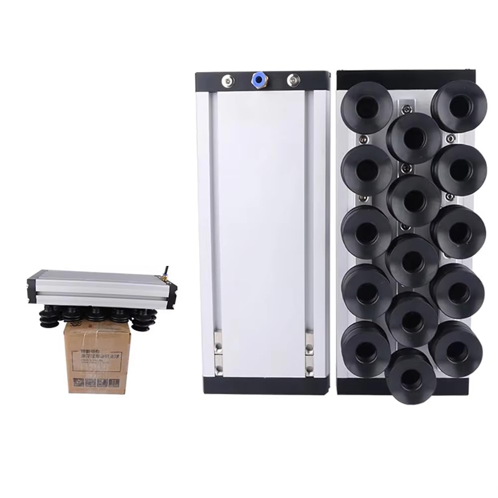 Sistema Integrado de Paletización y Manipulación con Ventosas de Vacío para Brazos Robóticos, Ventosa de Vacío de Alta Resistencia de 130x240mm