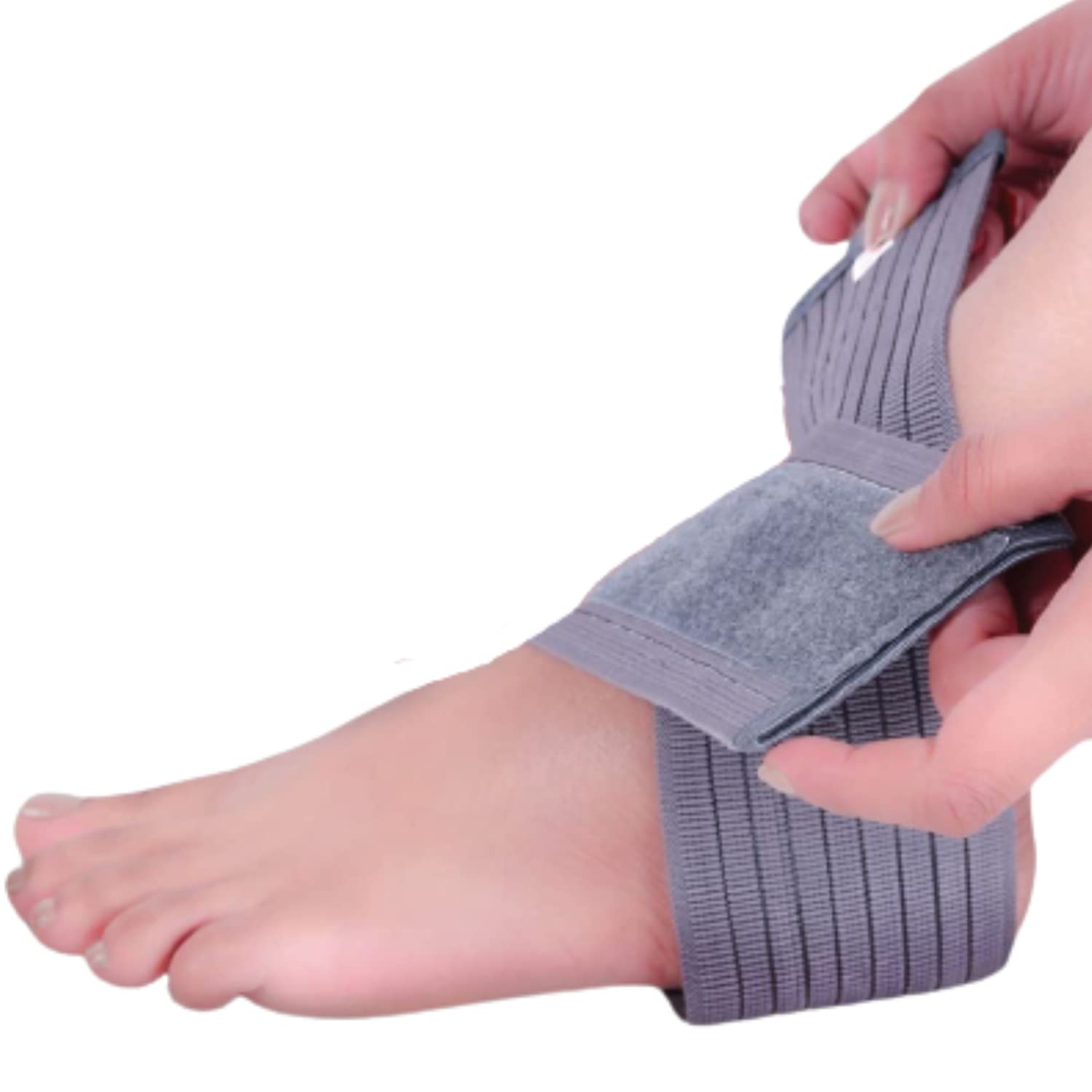 Meditouch - The Healing touch Neoprene Foot And Ankle Support Brace For Injuries, Sprained Ankle Binder & Recovery For Men & Women- Compression Socks- Adjustable Universal Size (Gray, 1) (B0B45LBZBS) Amazon Price History, Amazon Price Tracker