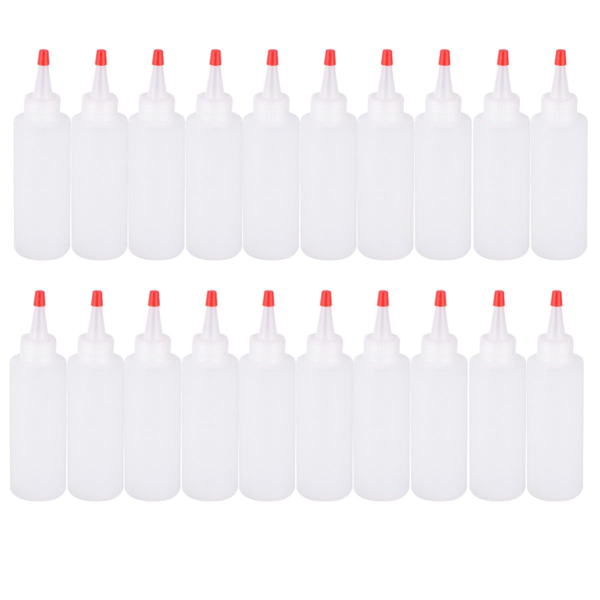Botellas exprimibles de plástico PE para dosificar aceite sin derrames ni goteos sucios