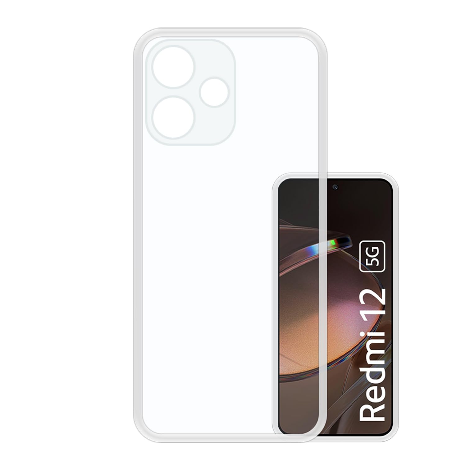 VIDO Transparent Back Case Cover for Redmi 12 5G (Soft & Flexible & Camera Protection Back Case) (B0CDXS2LND) Amazon Price History, Amazon Price Tracker