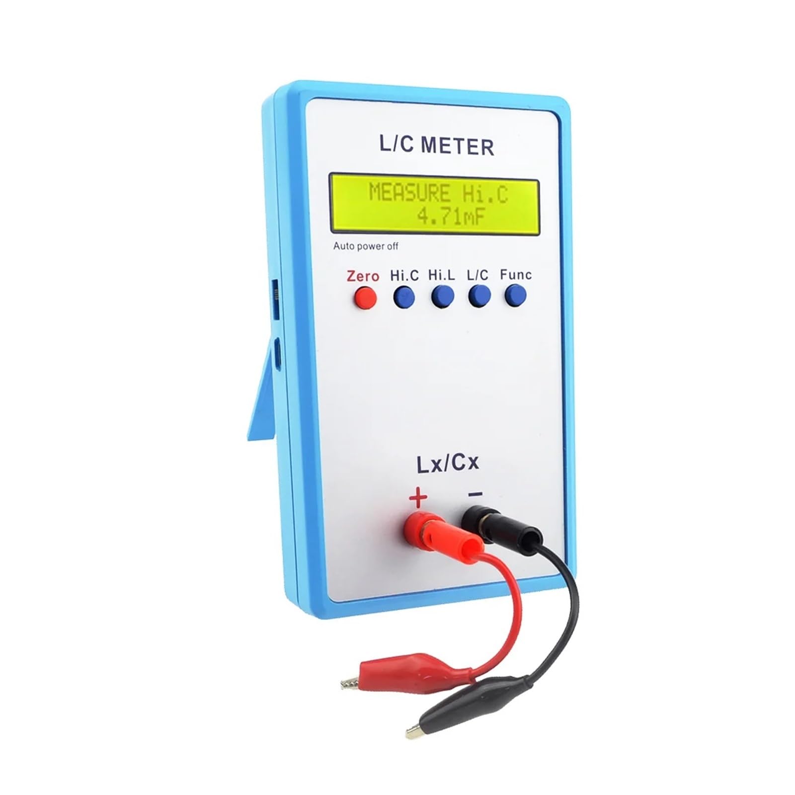 Medidor LCR portátil L/C inductancia capacitancia mesa de puente Digital pantalla LCD amarilla
