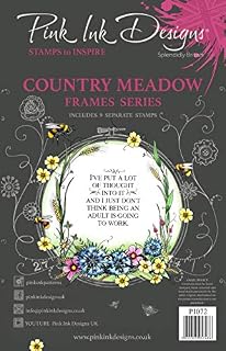 Pink Ink Designs Country Meadow-Clear Stamp Set, A5