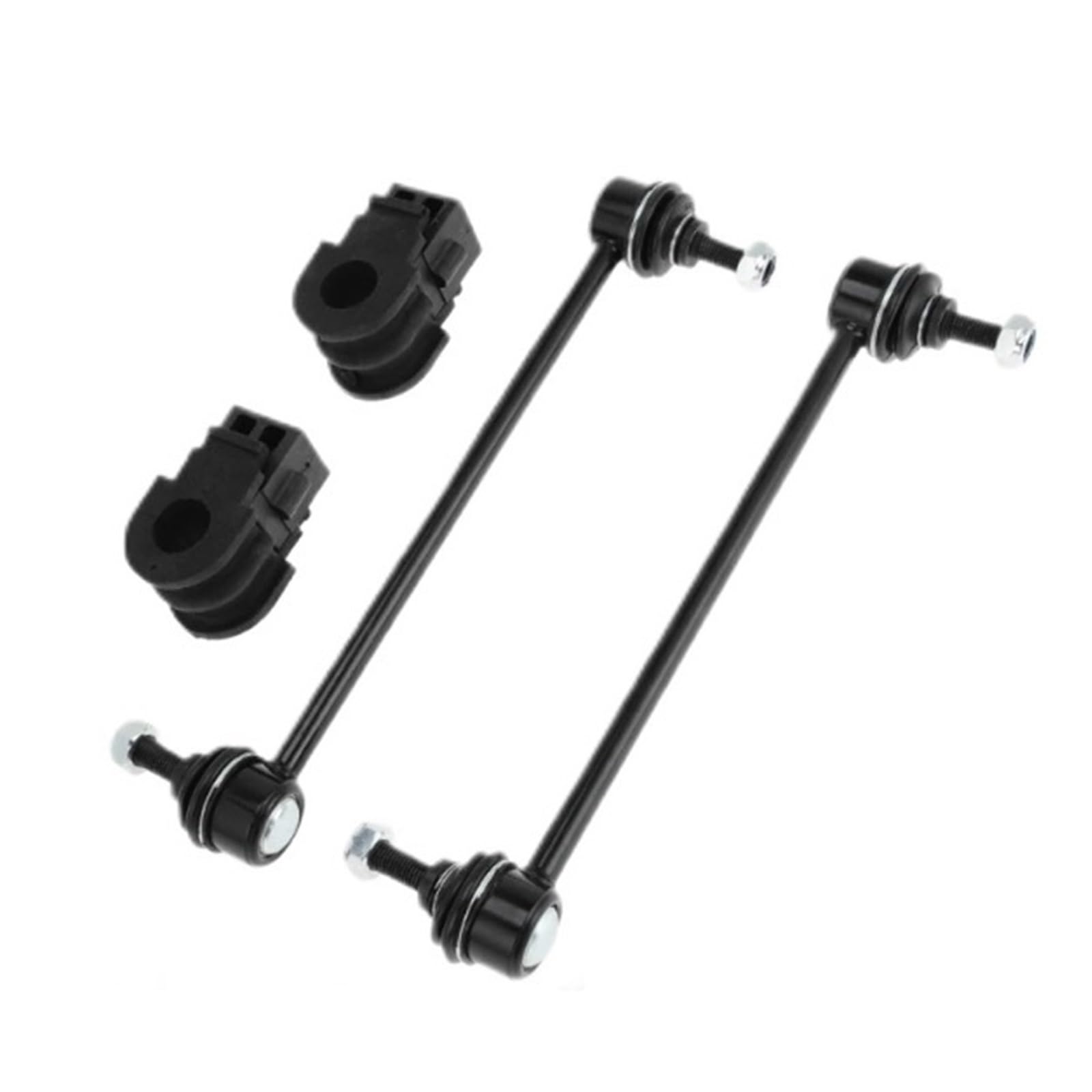 Buje de Barra estabilizadora, 1 par de bieletas de Barra estabilizadora Delanteras con 2 bujes 54613EL000, Compatible con Nissan Versa Note