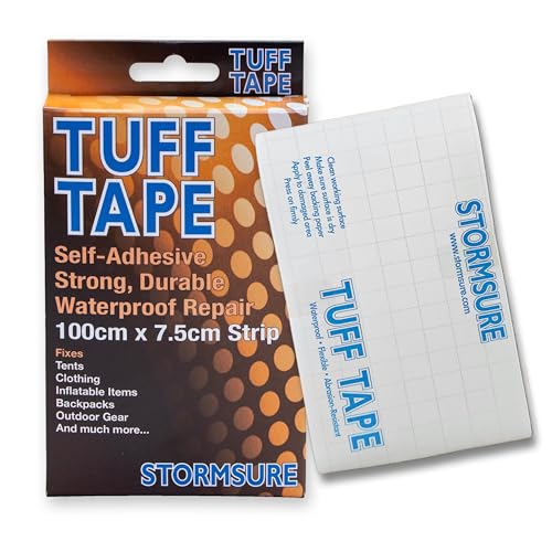 Tuff Tape Repair Tape 1m Strip - Multi-Purpose, Self-Adhesive, Waterproof & Flexible - Ideal for Quick Fixes on Outdoor Equipment, Clothing & More