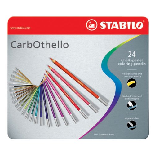 STABILO Crayon pastel CarbOthello ARTY+ étui de 24