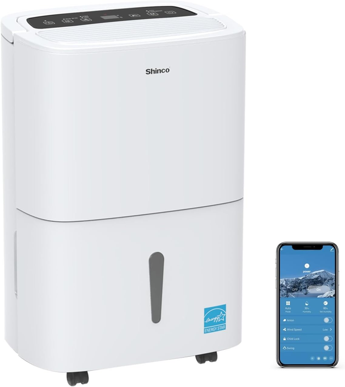 Shinco 120 Pint Energy Star Dehumidifier