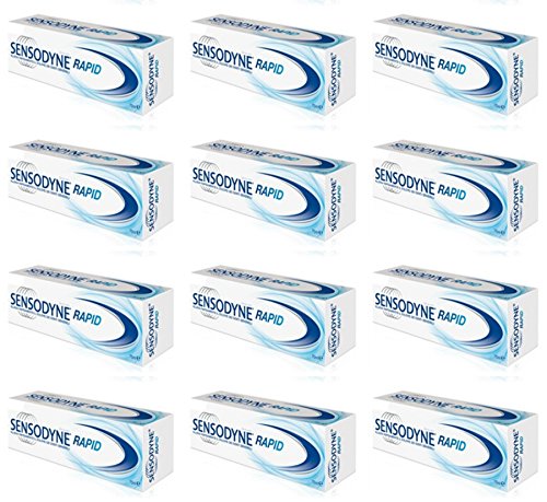 12 X Dentifricio Sensodyne RAPID allevia dolore e