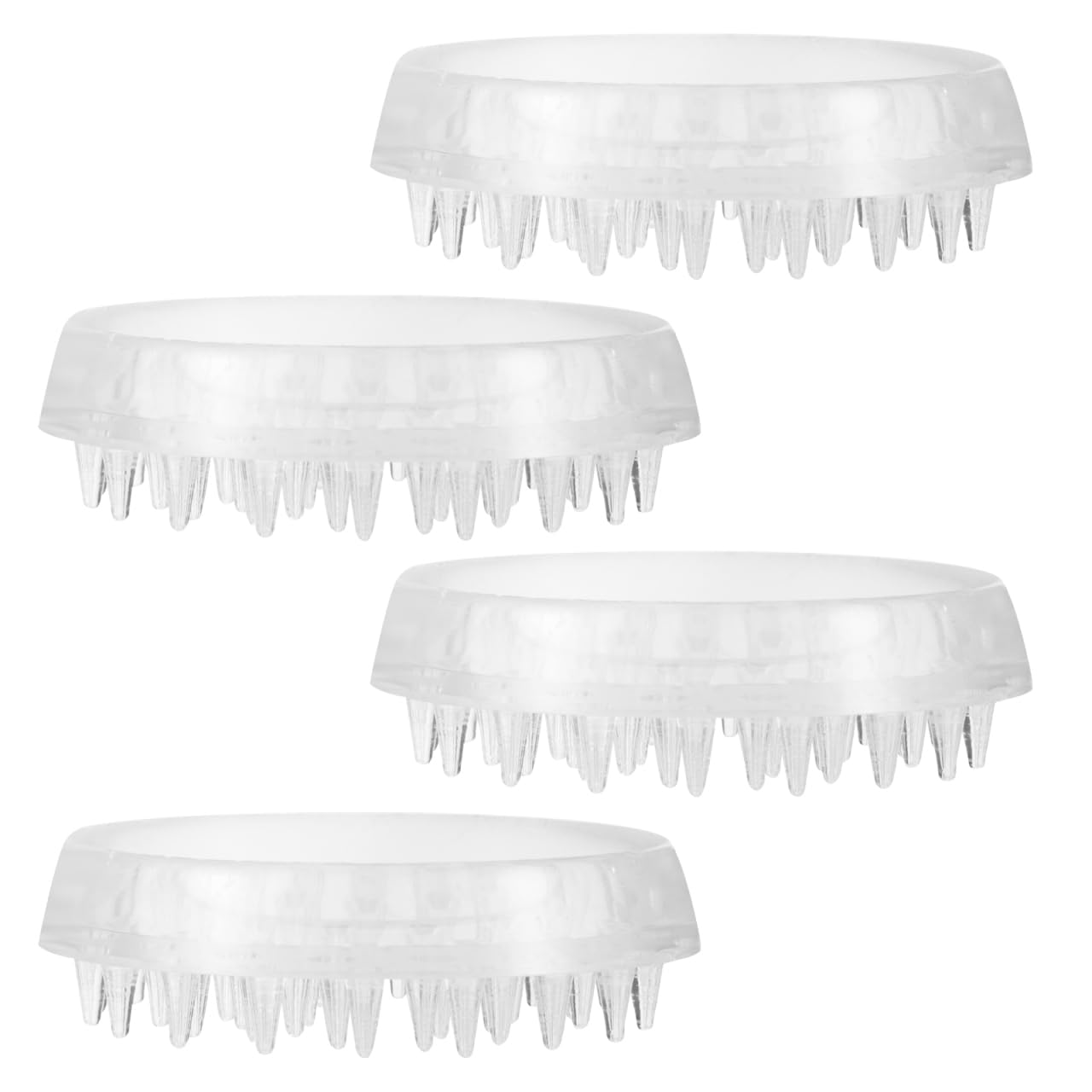 Hemobllo Furniture Grippers Chair Leg Anti Slip Pads 1.97 Inch Round Floor Protectors for Hardwood Floors Sofa Table Legs Non Slip Furniture Pads