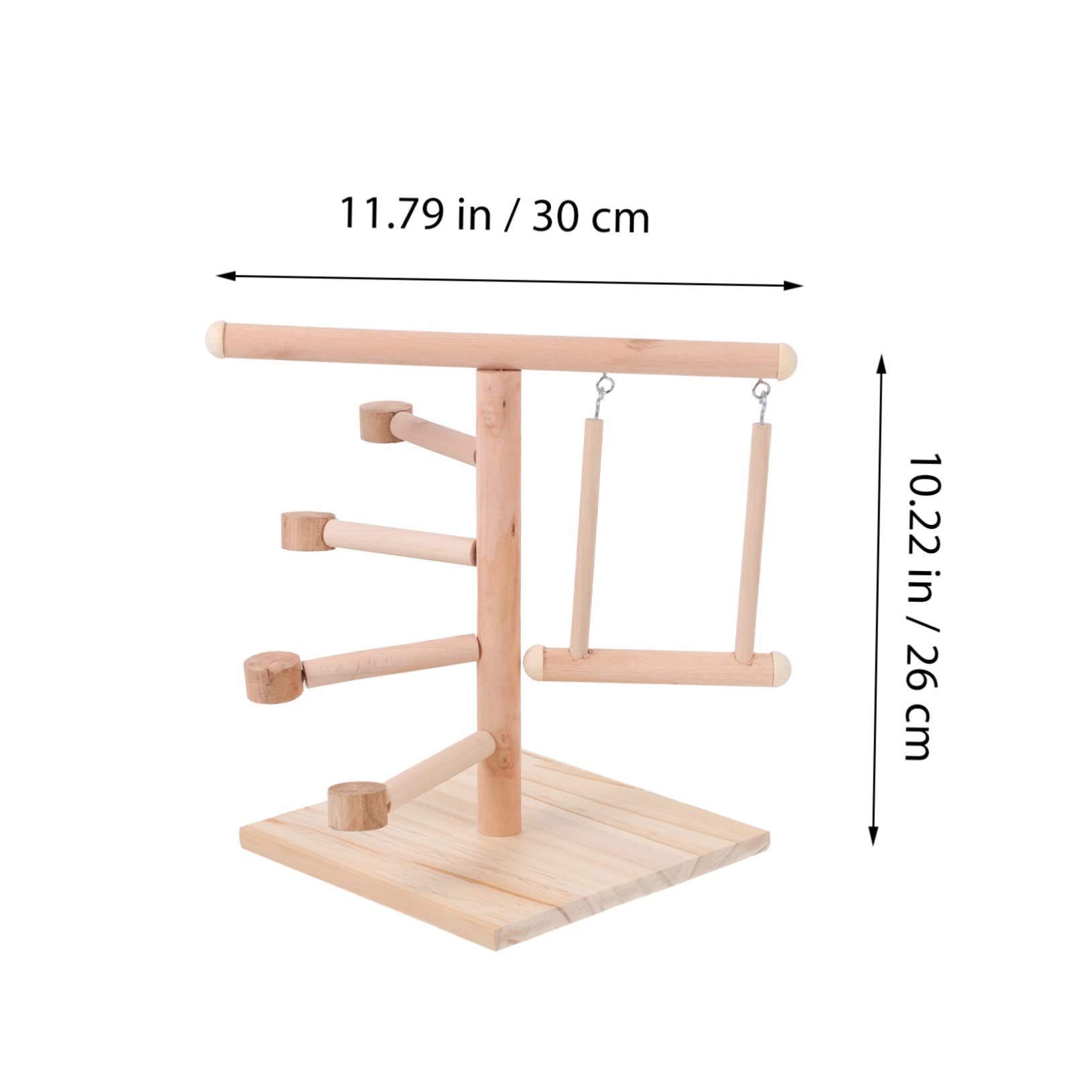 Abaodam 1Pc Bird Standing Rod for Parrots Durable Perch Swing for Exercise and Coordination for Budgies Lovebirds and Similar Sized Pets