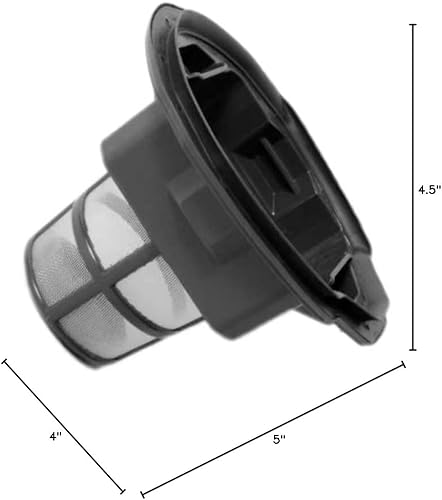 Miniatura 5 de 534526001 para filtro de vacío de mano Ryobi P7131 ONE+ 18 voltios, negro, 5 x 4.5 x 4 pulgadas