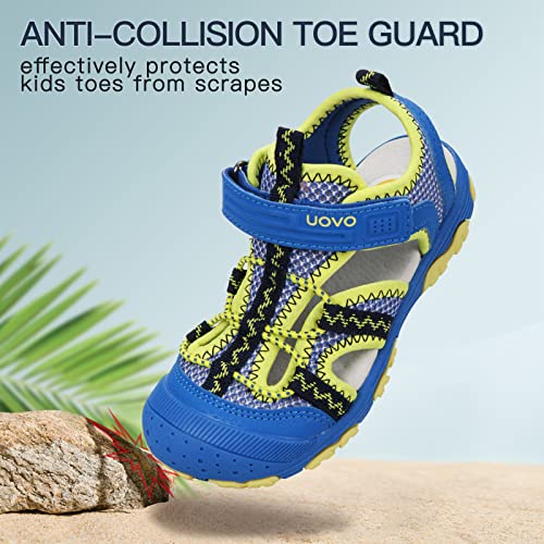 Image of UOVO Boys Sandals Kids Sandals Hiking Athletic Closed-Toe Beach Summer Sandals for Boys Quick-Drying