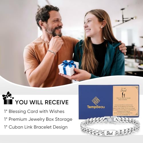 Pulsera para hombre en acero inoxidable estilo cadena cubana miniatura 2