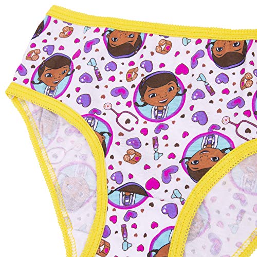 Disney Junior Doc Mcstuffins 7-Pack Girls Panties Underwear 100% Cotton Comfortable3