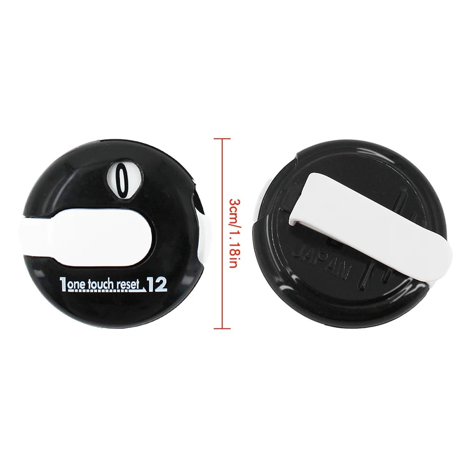 Contador de golpes de golf, 7 unidades, contador de puntuación de golf, fácil reinicio de hasta 12 tiempos, accesorios de entrenamiento, ayuda a envío directo