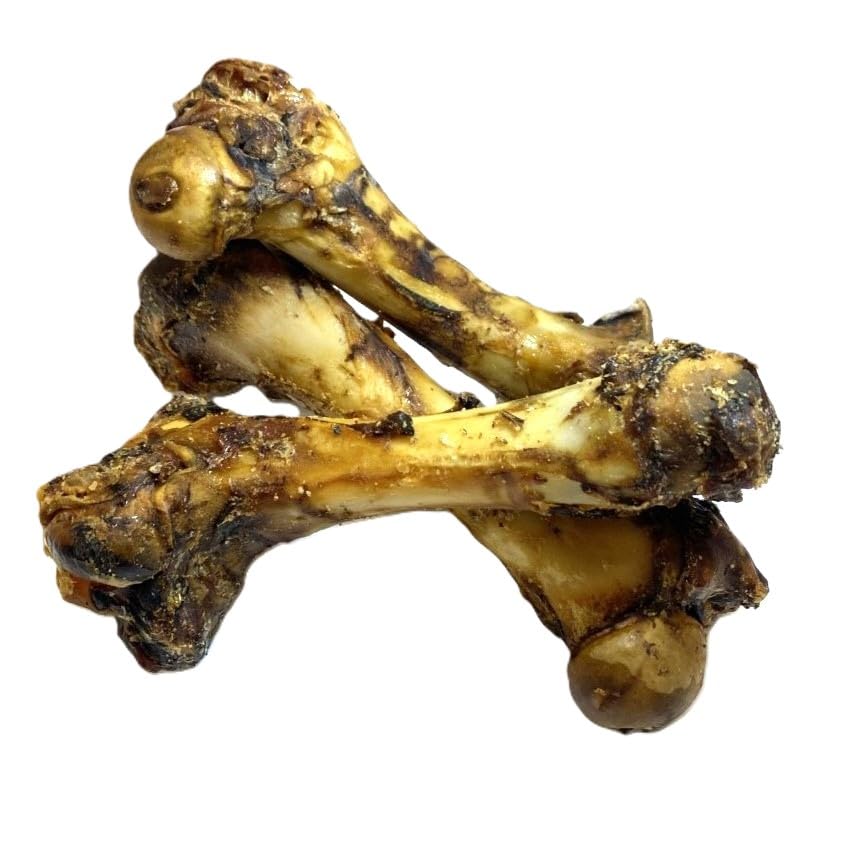 Maltbys' Stores 10x Pig Bones (10x Pieces) 100% Natural Pork Bone Dog Treat Chews — image 1