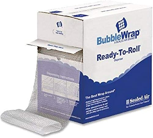 Sealed Air - Envoltura de burbujas reciclada de 5/16 pulgadas x 12 pulgadas x 100 pies (91145)