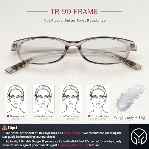 Image of Trendy Rectangular Glasses for Women Men Narrow Square Blue Light Blocking Fake Eyewear Y2K Cosplay Glasses