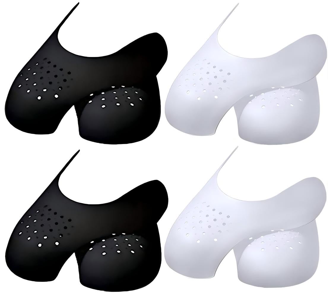4 Pairs Shoe Creases Protector, Prevent Sneaker Shoes Crease Protector for Men's 7-12 Women's 5-9