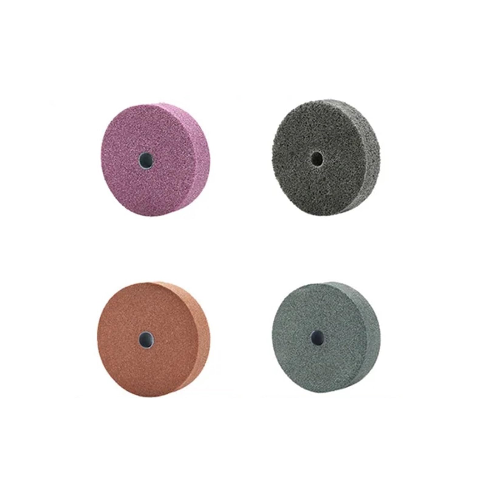Afiladora de cantos muelas abrasivas, esmeril eléctrico, amoladora banco Banogni, pulidora, bricolaje, joyería jade, dental, herramientas lijado Para uso de bricolaje(Set 4)