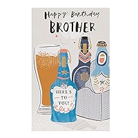 UK Greetings Carte D'anniversaire Pour Lui/elle/amie – Motif Roy