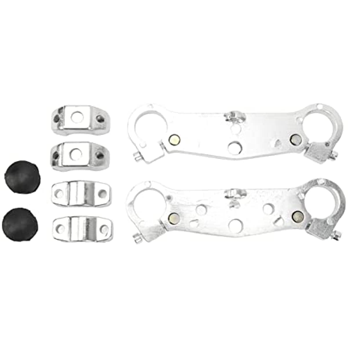 Amortisseur de fourche avant en alliage métallique durable pour mini moto tout-terrain 47 cc 49 cc 2 temps QG50 H FK08