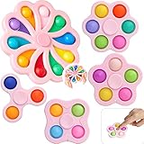 Un juego que combina Simple Dimple con spin. Se puede girar y apretar burbujas. El juguete es suave y duradero, y puede evitar apretar, tirar, golpear y apretar. El estilo único de juego puede aliviar nuestro estrés, nuestra ansiedad y aumentar el paciente, dándote más felicidad