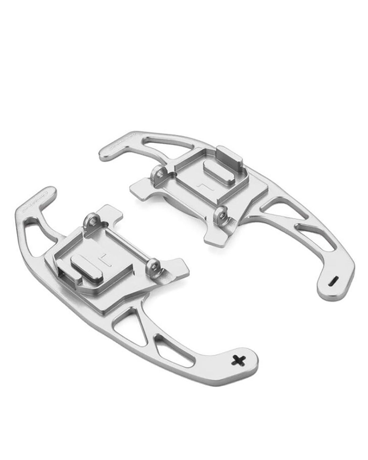 X Psblty Silver Car Shift Paddle For Golf 7 For Gti R For Gtd For Gte Mk7 For Polo 2014-2020 Car Steering Wheel Shift Paddle Gear Extended Shifter Paddles Auto Steering Wheel Shifter Paddles(Silver)