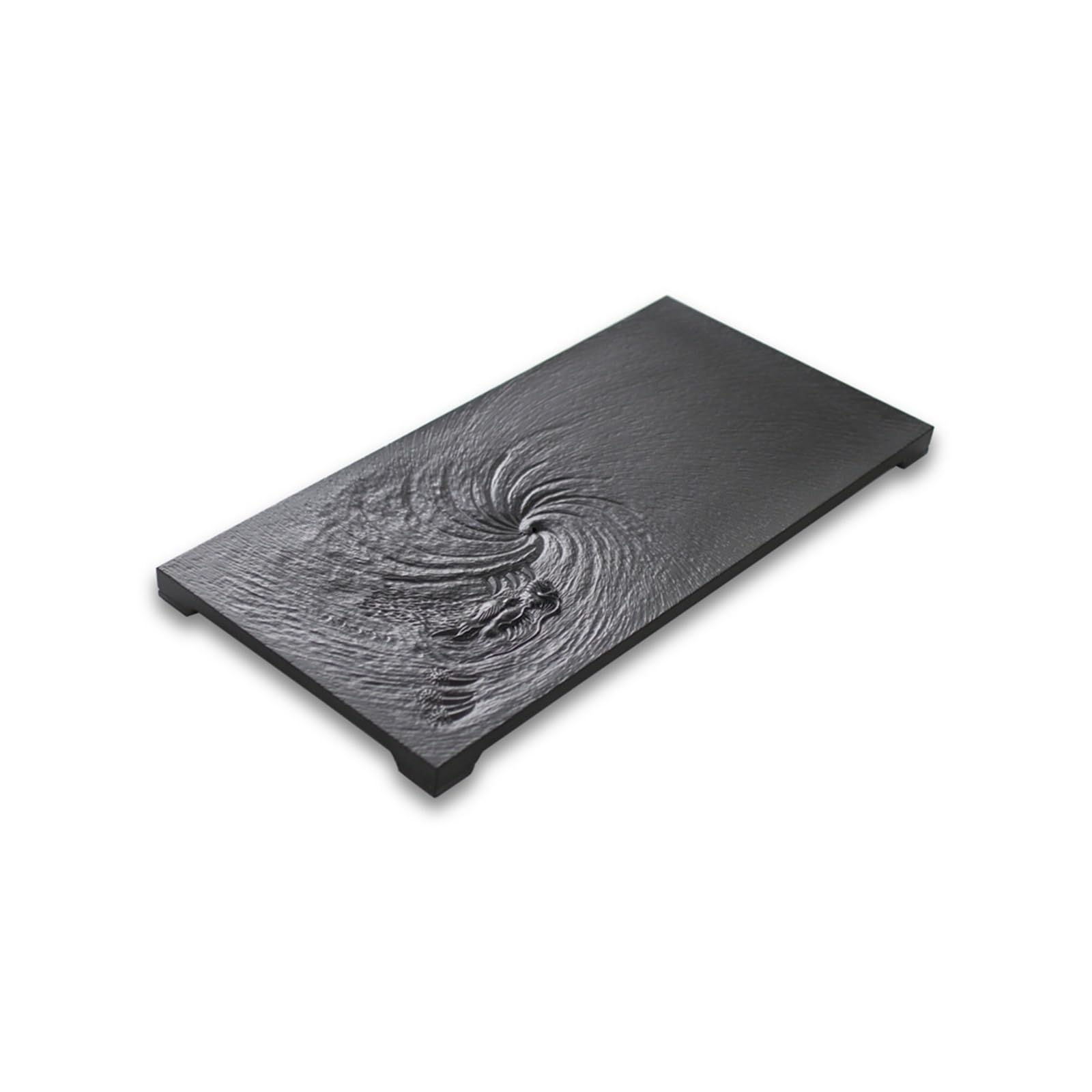 GTHTUHFD Kung Fu Tea Tray Natural Ebonite Tea Tray Home Living Room Tea Table Original Stone Office Bubble Tea Set Tea Room Tray,100 * 50 * 4cm