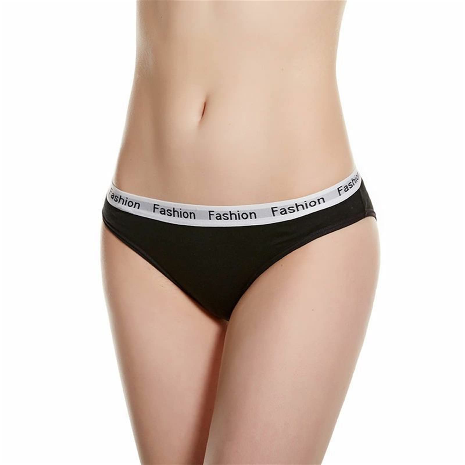 Slip Donna 3Pcs Womens Cotton Mutandine S-4Xl-Apricot,L 60-70Kg