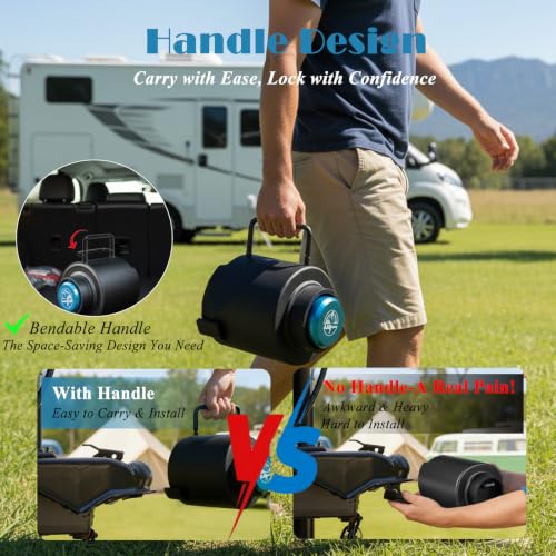 Kaowuzz Trailer Lock with Handle