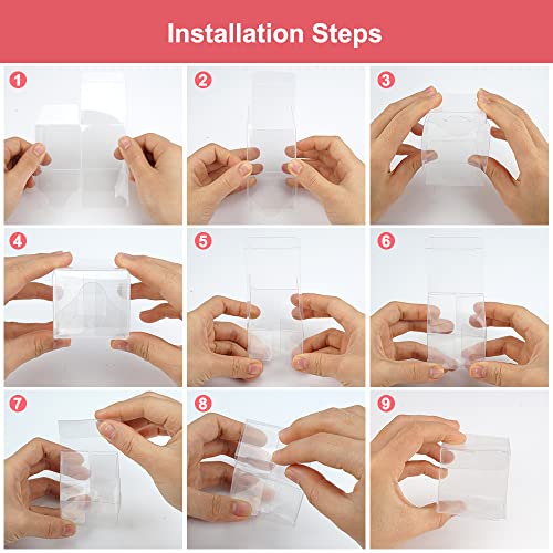 Scatole Trasparenti per Bomboniere da 50 Pezzi