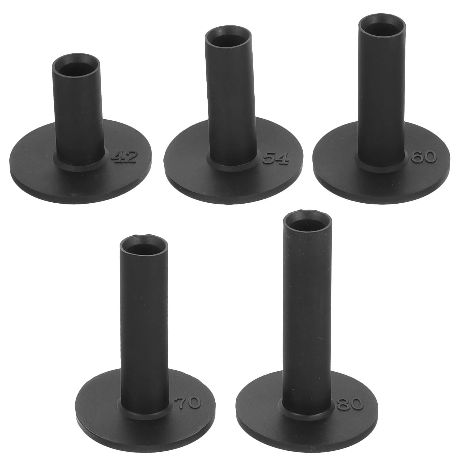 Golf Tee 1Set 5Pcs Silikon Golfplätze Tees Praktische Golfplätze Ball Steht Flexible Golfplätze Tees Golfplätze Tee-Halter FüR Einen Idealen Abschlag
