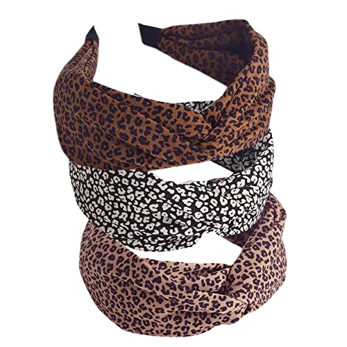 Wide Headband for Women Knotted Hairband Fabric Hairband, Hoops Twist Headbands Hair Accessories For Girls (CWidBaowen2) - Image 3