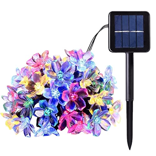 Guirlande lumineuse solaire de jardin extérieur étanche et chaîne déco pour maison et pergola