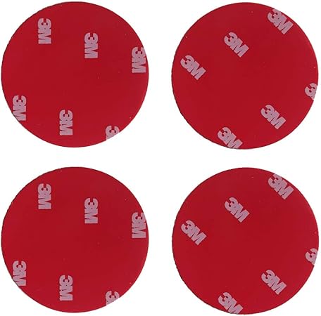 Amazon Camteck 丸型 吸盤 補助 補助板 シート 表裏 両面接着 シール 4枚 両面テープ 3m 接着テープ 車 ドライブレコーダー スマホホルダー スマホスタンド ドラレコ 固定 屋内用 屋外用 吸盤補助 シール 吸盤補助 両面テープ 強力 車 バイク 車 バイク