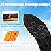 4D Acupressure Massage Insoles for Men and Women Plantar Fasciitis Relief, Flexible Massage Point Design, Shock Absorption, Trim to Fit, Energy Return Shoe Insoles Full Rebound, Women 8-11 Men 6-9